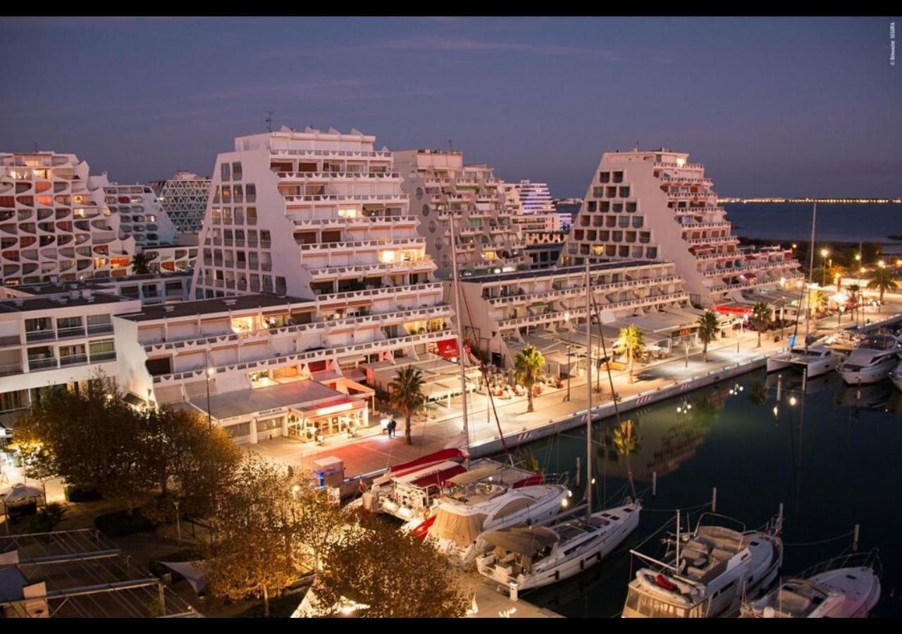 Classe 3 Etoiles - Magnifique Vue Sur Le Port - Wifi Et Clim La Grande-Motte Kültér fotó