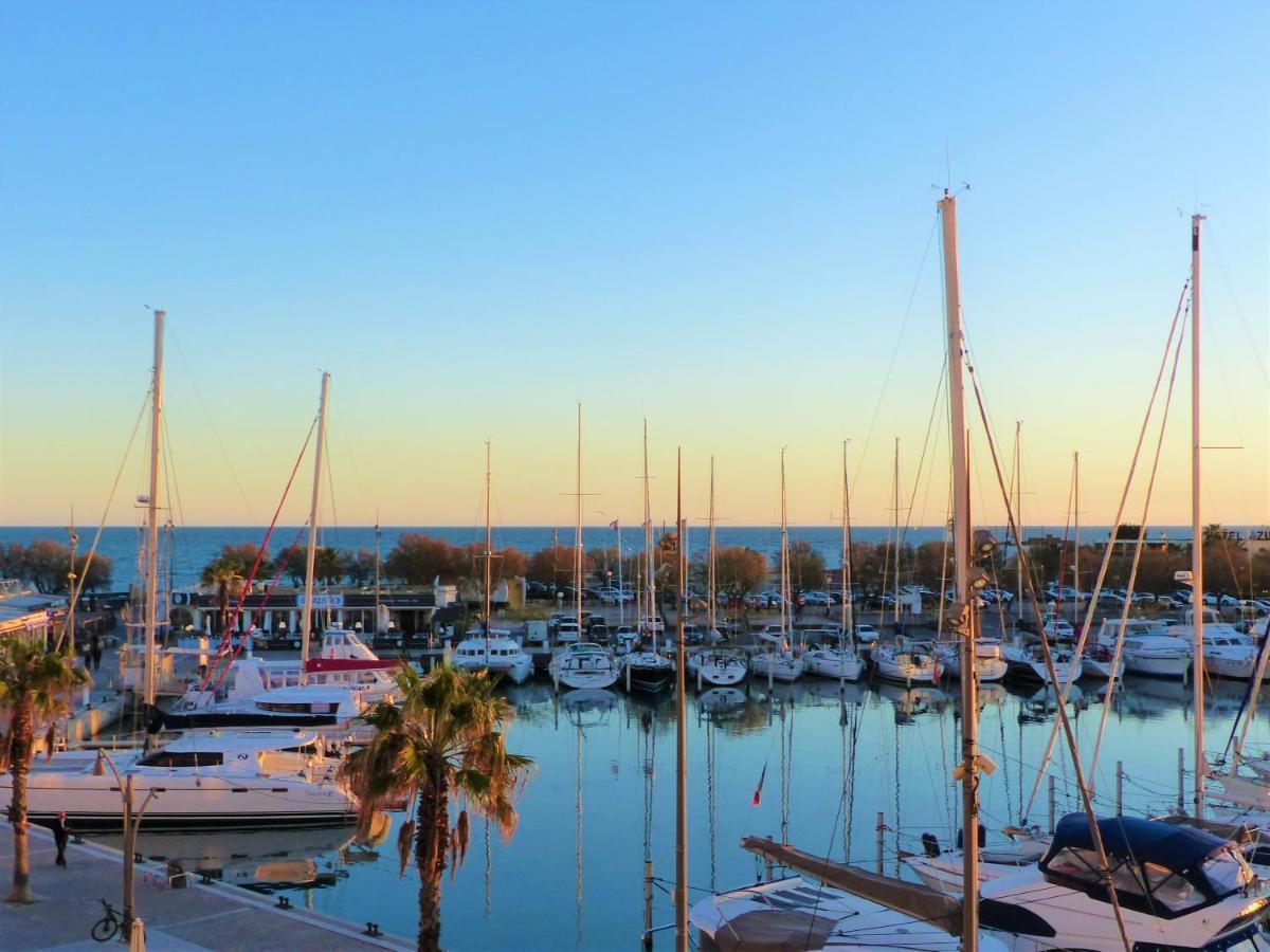 Classe 3 Etoiles - Magnifique Vue Sur Le Port - Wifi Et Clim La Grande-Motte Kültér fotó