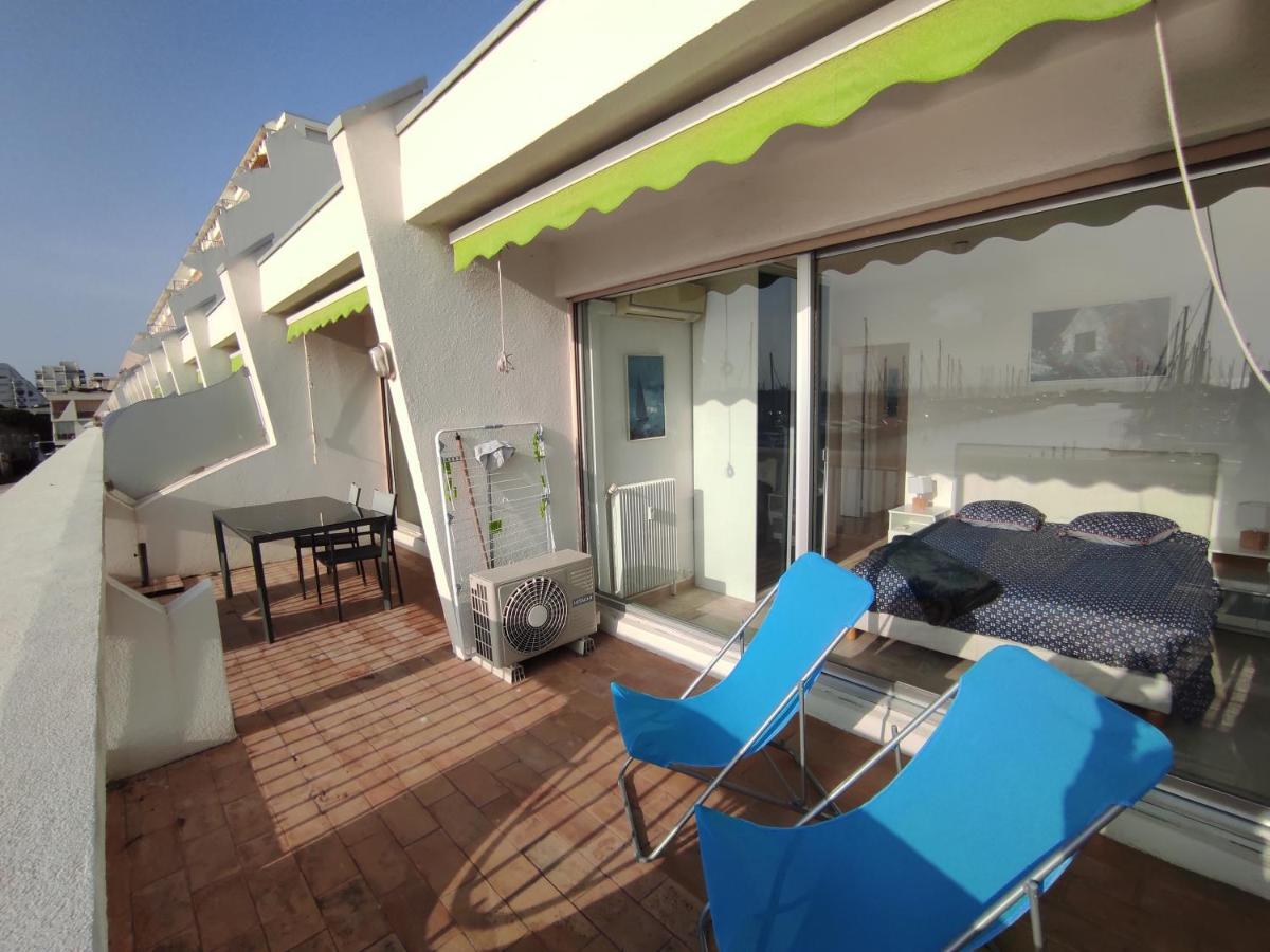 Classe 3 Etoiles - Magnifique Vue Sur Le Port - Wifi Et Clim La Grande-Motte Kültér fotó