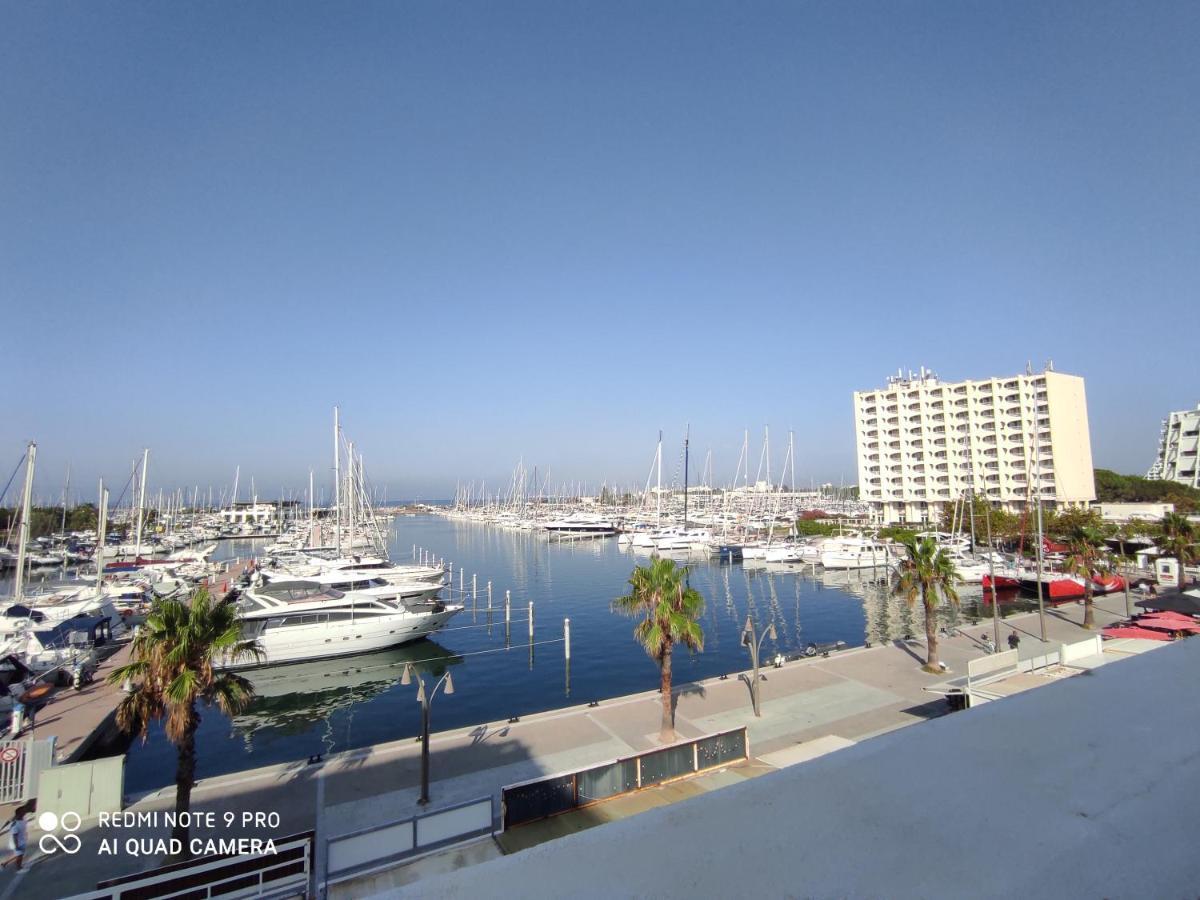 Classe 3 Etoiles - Magnifique Vue Sur Le Port - Wifi Et Clim La Grande-Motte Kültér fotó